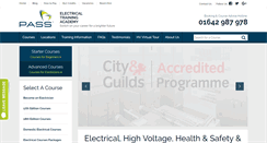 Desktop Screenshot of electricaltrainingcourse.co.uk